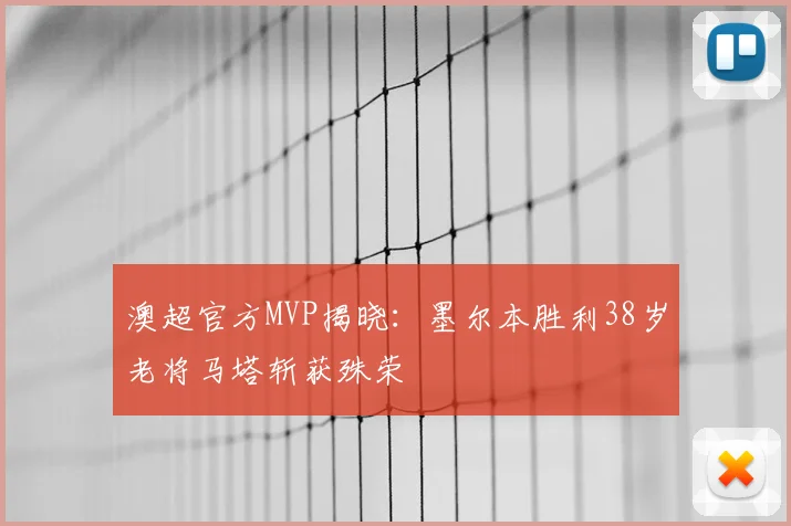 澳超官方MVP揭晓：墨尔本胜利38岁老将马塔斩获殊荣